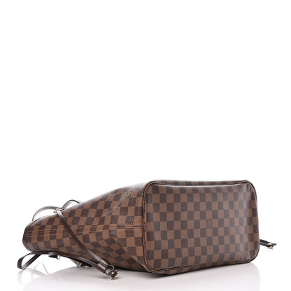 Louis Vuitton Damier Ebene Neo Neverfull MM Rose Ballerine 5 of 14