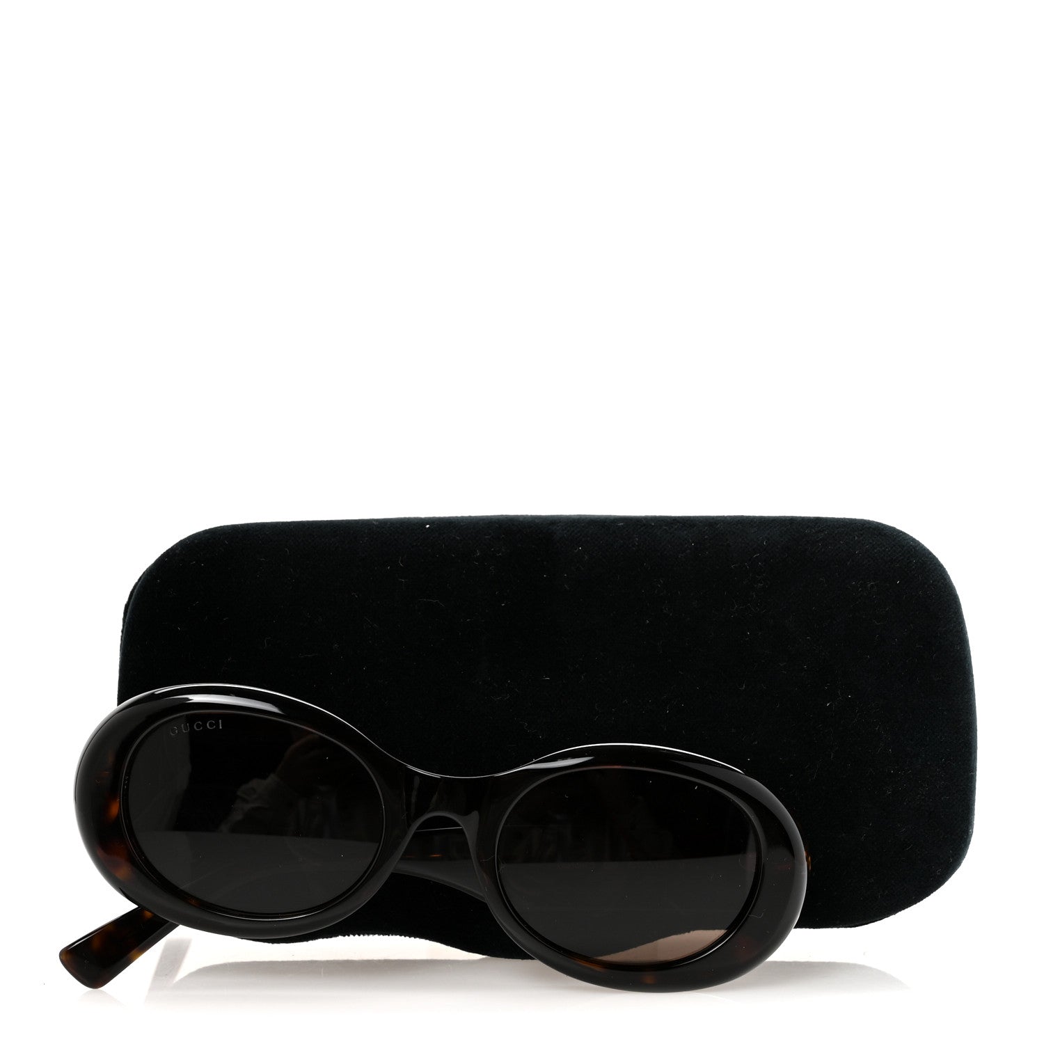 Gucci Acetate Oval Frame GG1587S Sunglasses Havana 15 of 16
