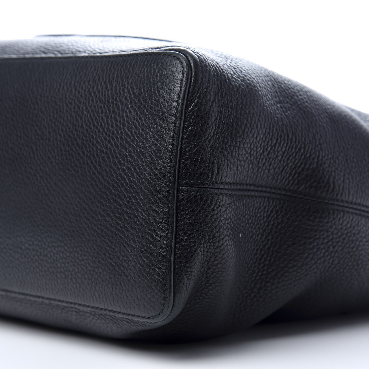 Gucci Pebbled Calfskin Large Soho Hobo Black 8 of 9