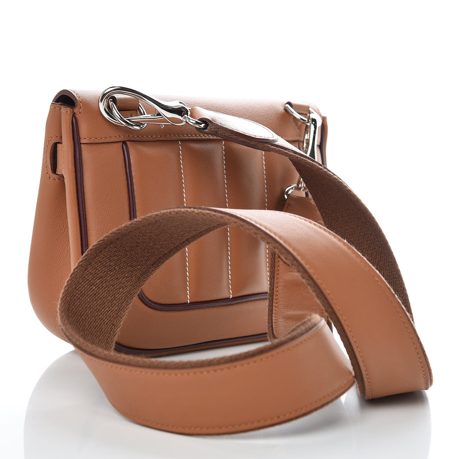 Hermes Veau Swift Mini Sac Berline Gold 3 of 10