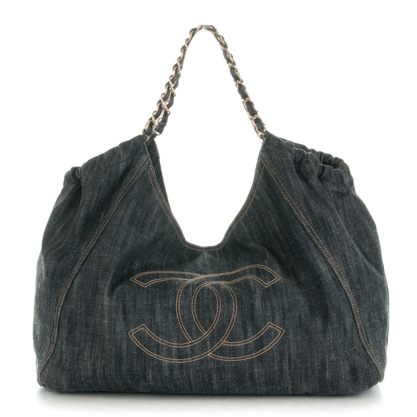 Denim XL Coco Cabas Tote Blue