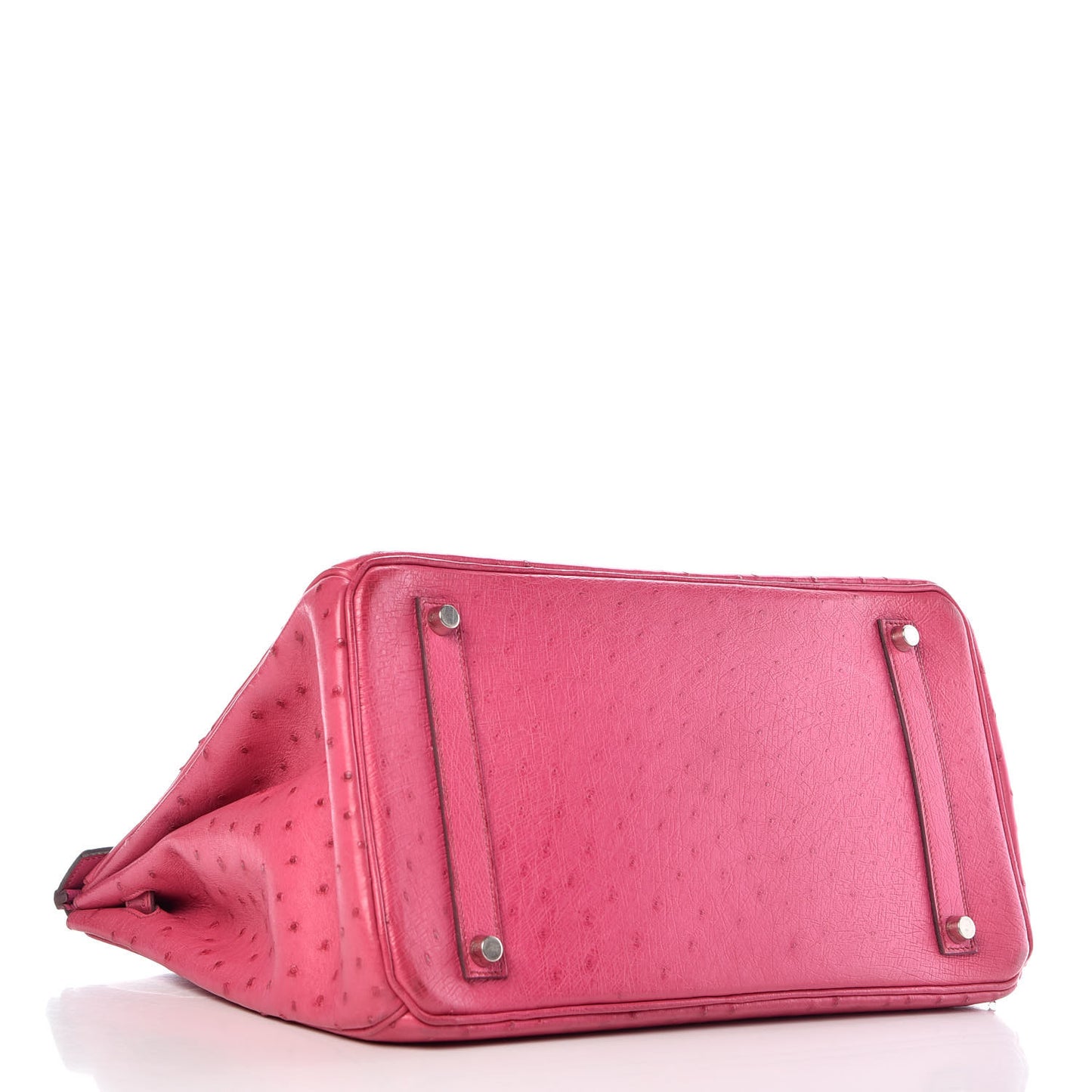 Ostrich Birkin 35 Fuchsia