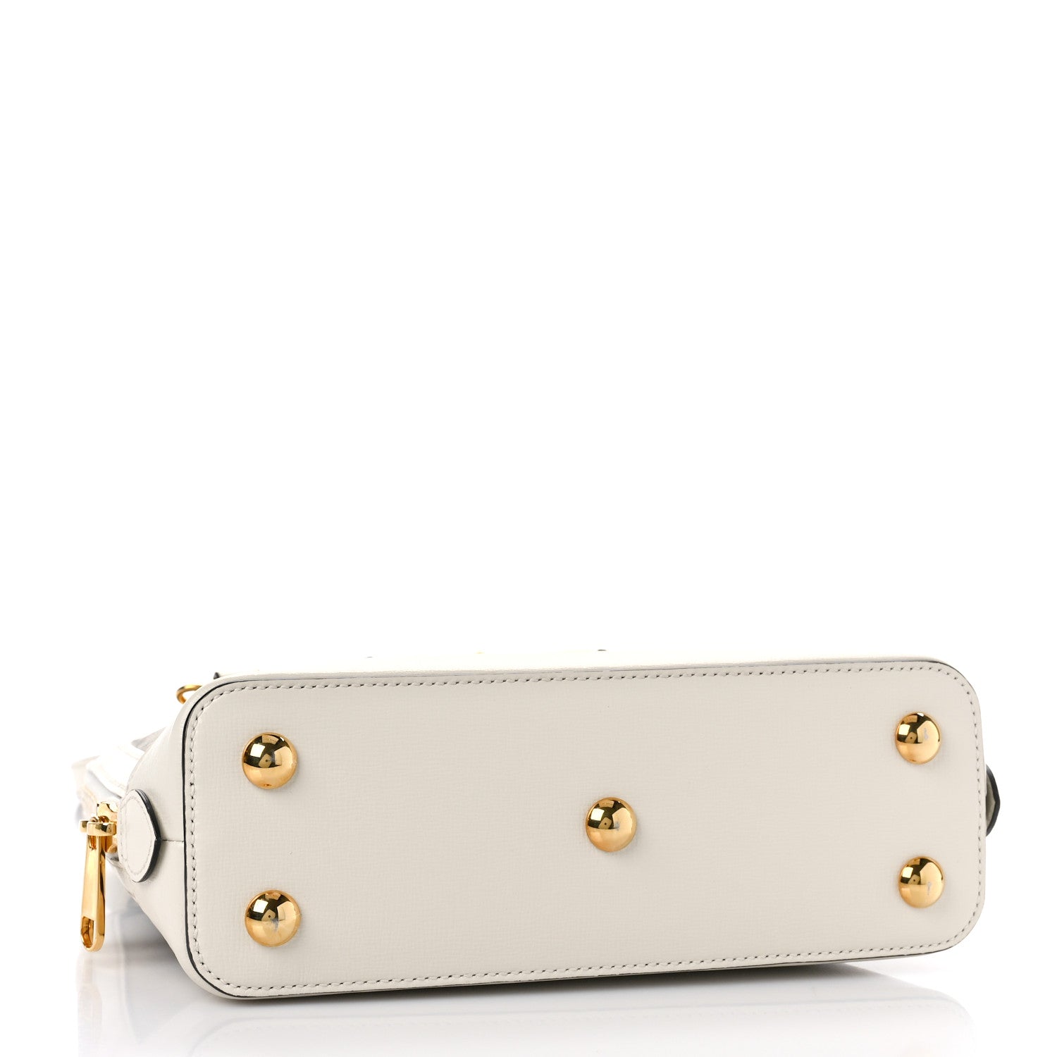 Gucci GG Supreme Monogram Azalea Calfskin Small Horsebit 1955 Top Handle Bag Beige Ebony Mystic White 4 of 9