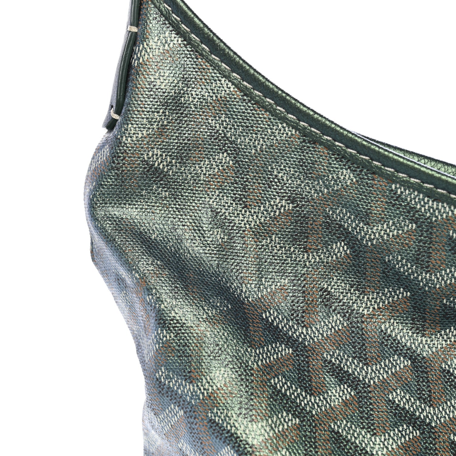 Goyard Iridescent Goyardine Boheme Hobo Pearly Green 13 of 14