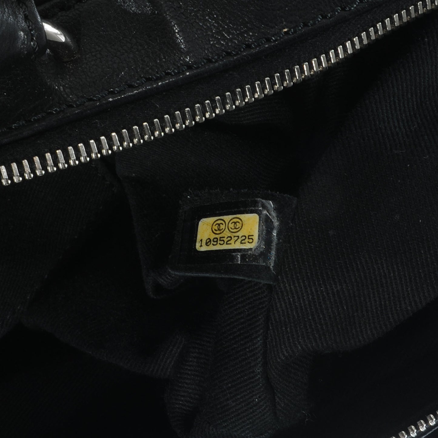 Calfskin Round Bowling Bag Black