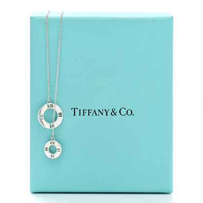 Tiffany Sterling Silver Atlas Lariat Pendant Necklace 6 of 6