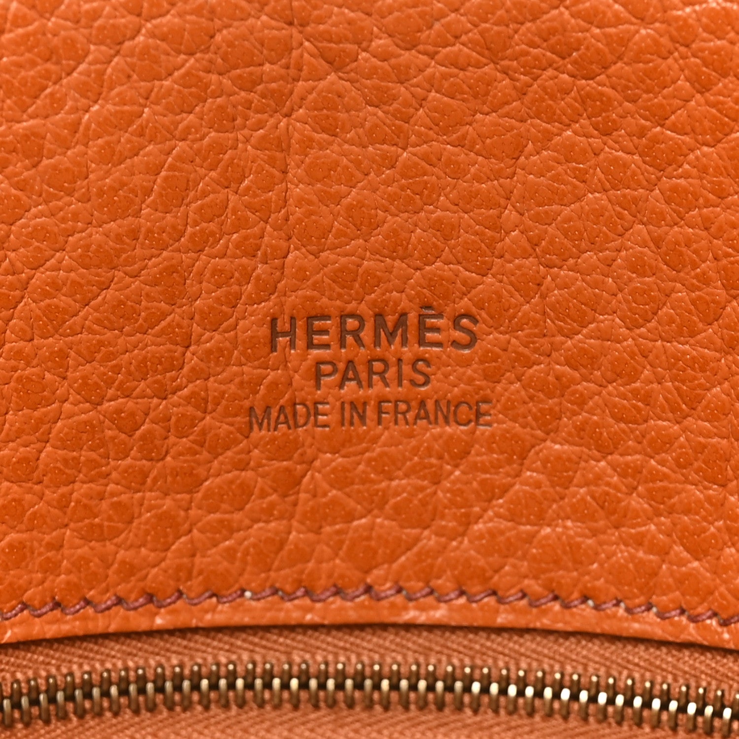 Hermes Buffle Skipper Gallop Tote Gold 6 of 10