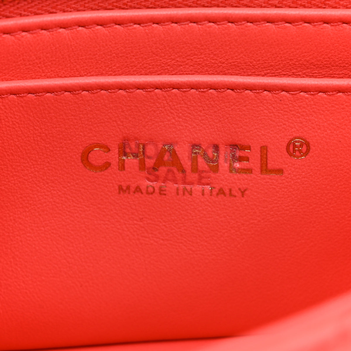Chanel Lambskin Quilted Mini Rectangular Sweet Camellia Flap Coral 6 of 11