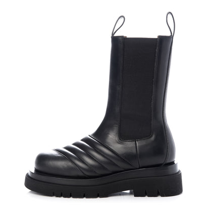 Bottega Veneta Calfskin Chelsea Boots 38 Black 1 of 10