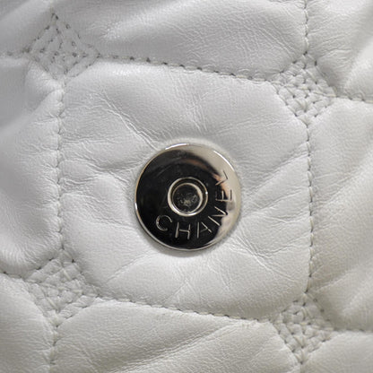 Chanel Quilted Lambskin Large Hidden Chain Tote White 9 of 12