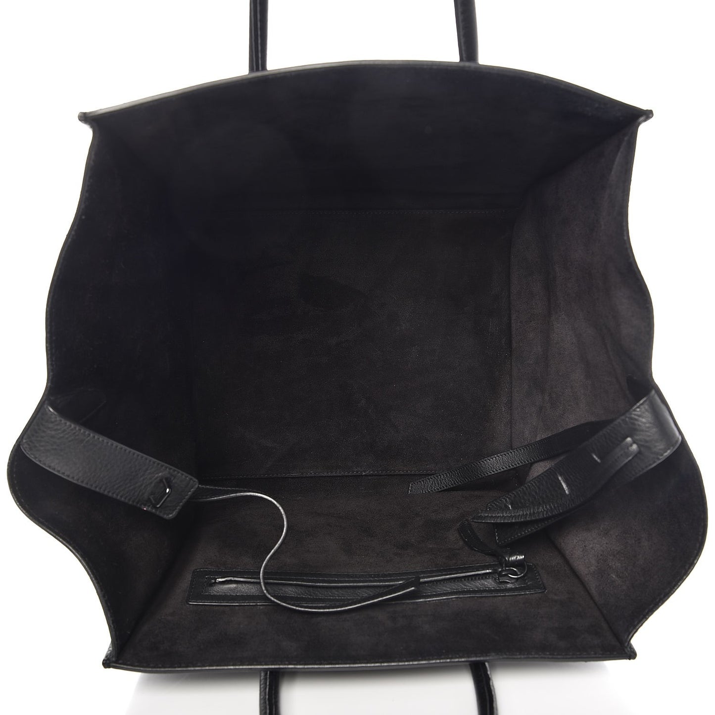 Supple Calfskin Medium Phantom Luggage Black