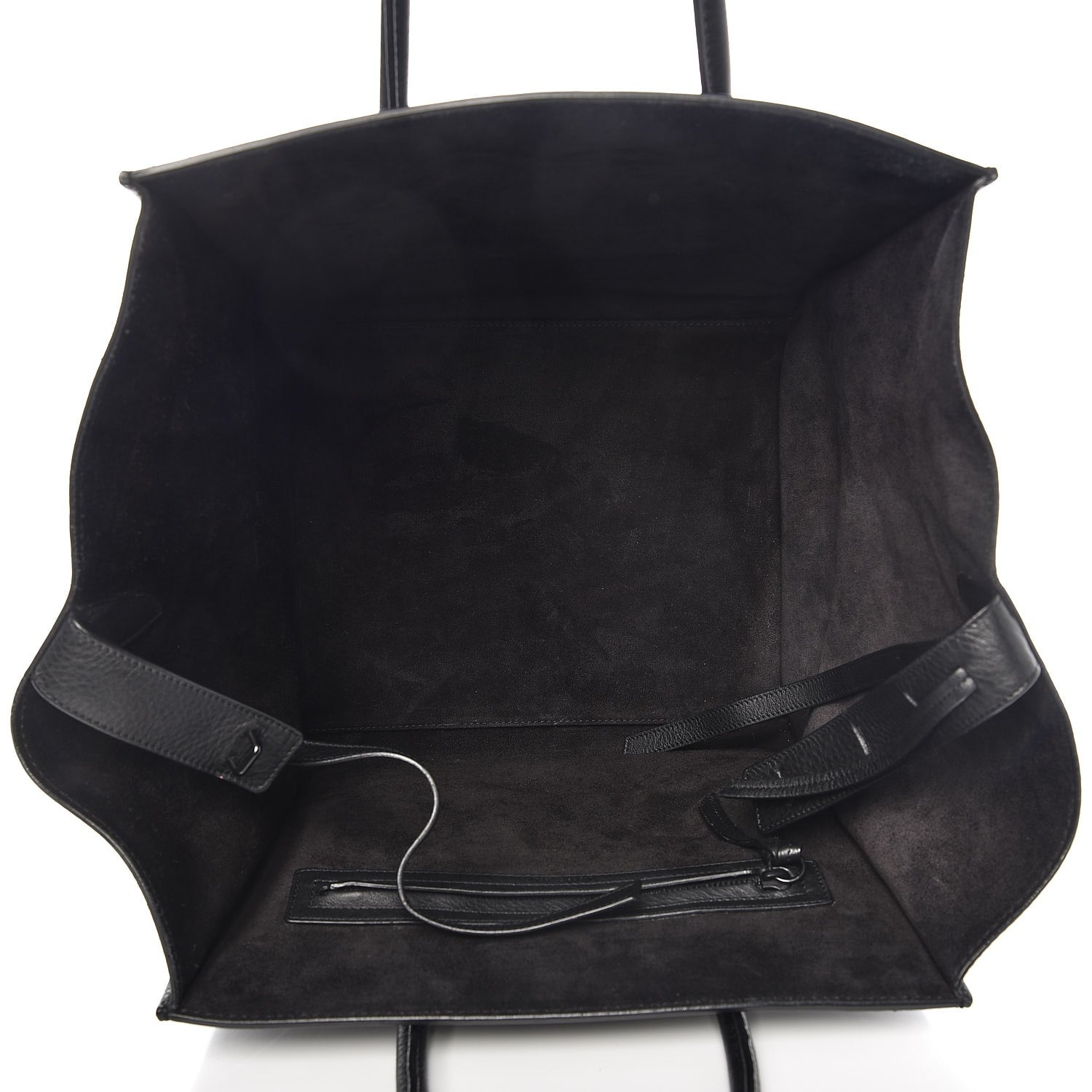 Celine Supple Calfskin Medium Phantom Luggage Black 5 of 11