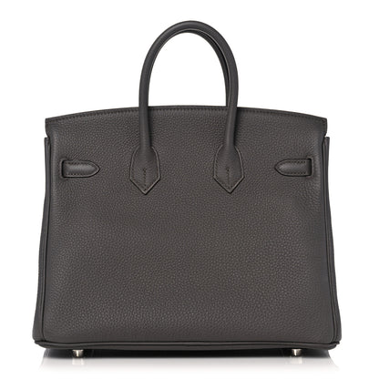 Hermes Togo Birkin 25 Etain 4 of 35