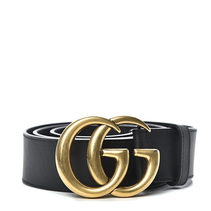 Gucci Calfskin Double G 40mm Belt 90 36 Black 1 of 6