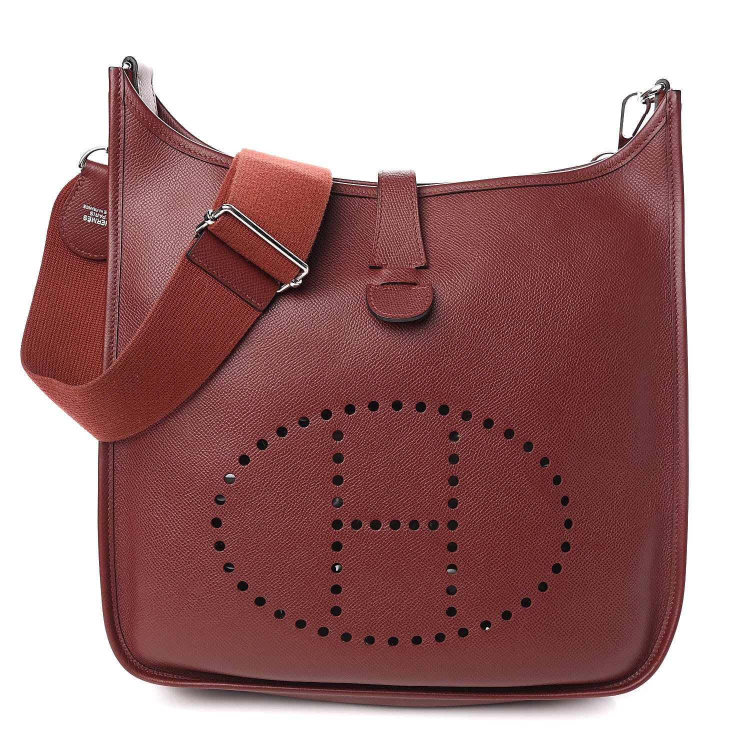 Hermes Epsom Evelyne III GM Rouge H 1 of 19