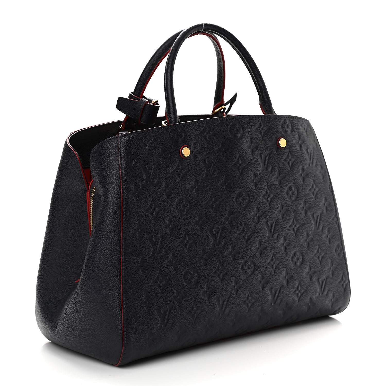 Louis Vuitton Empreinte Montaigne GM Marine Rouge 3 of 12