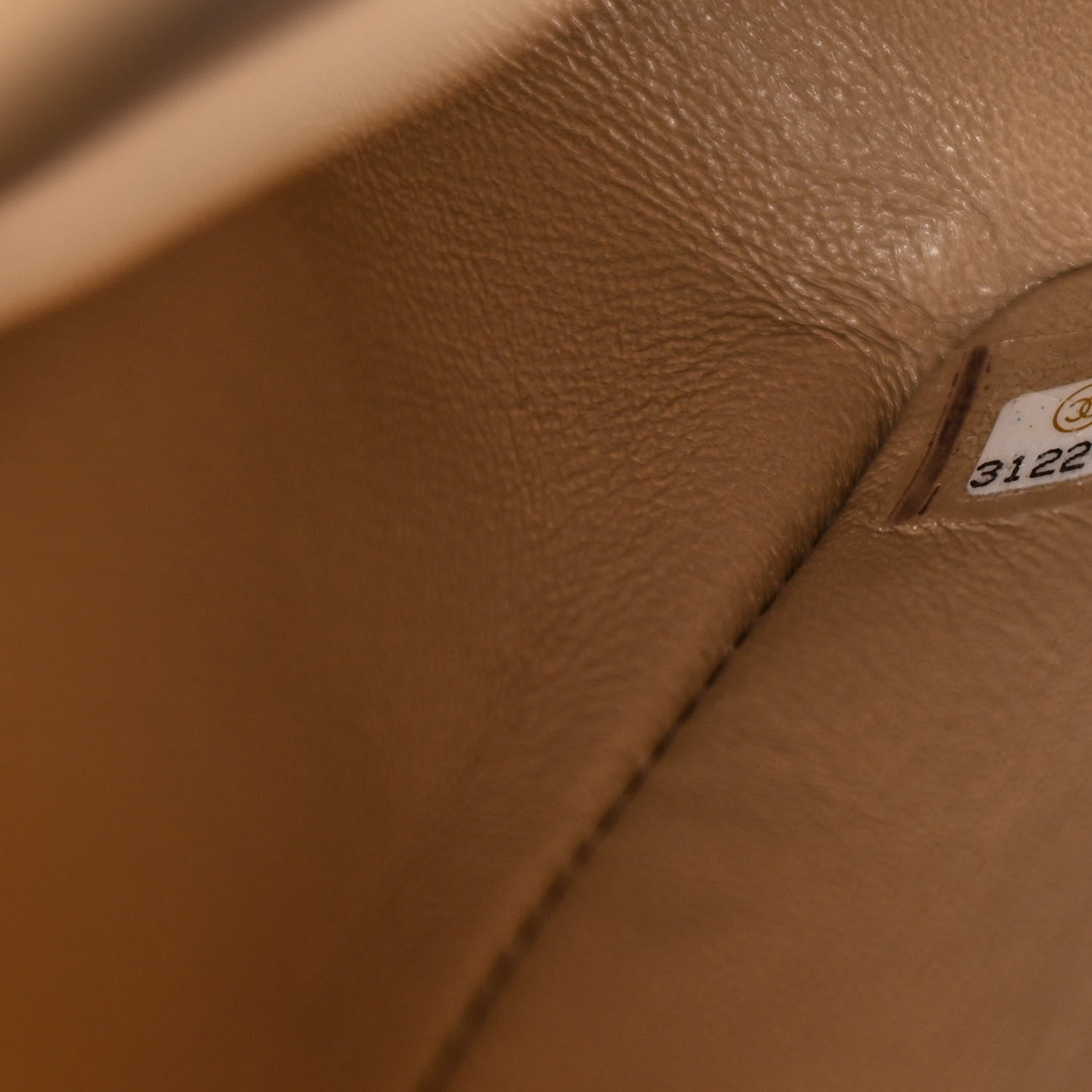Chanel Iridescent Caviar Quilted Medium Double Flap Dark Beige 7 of 13
