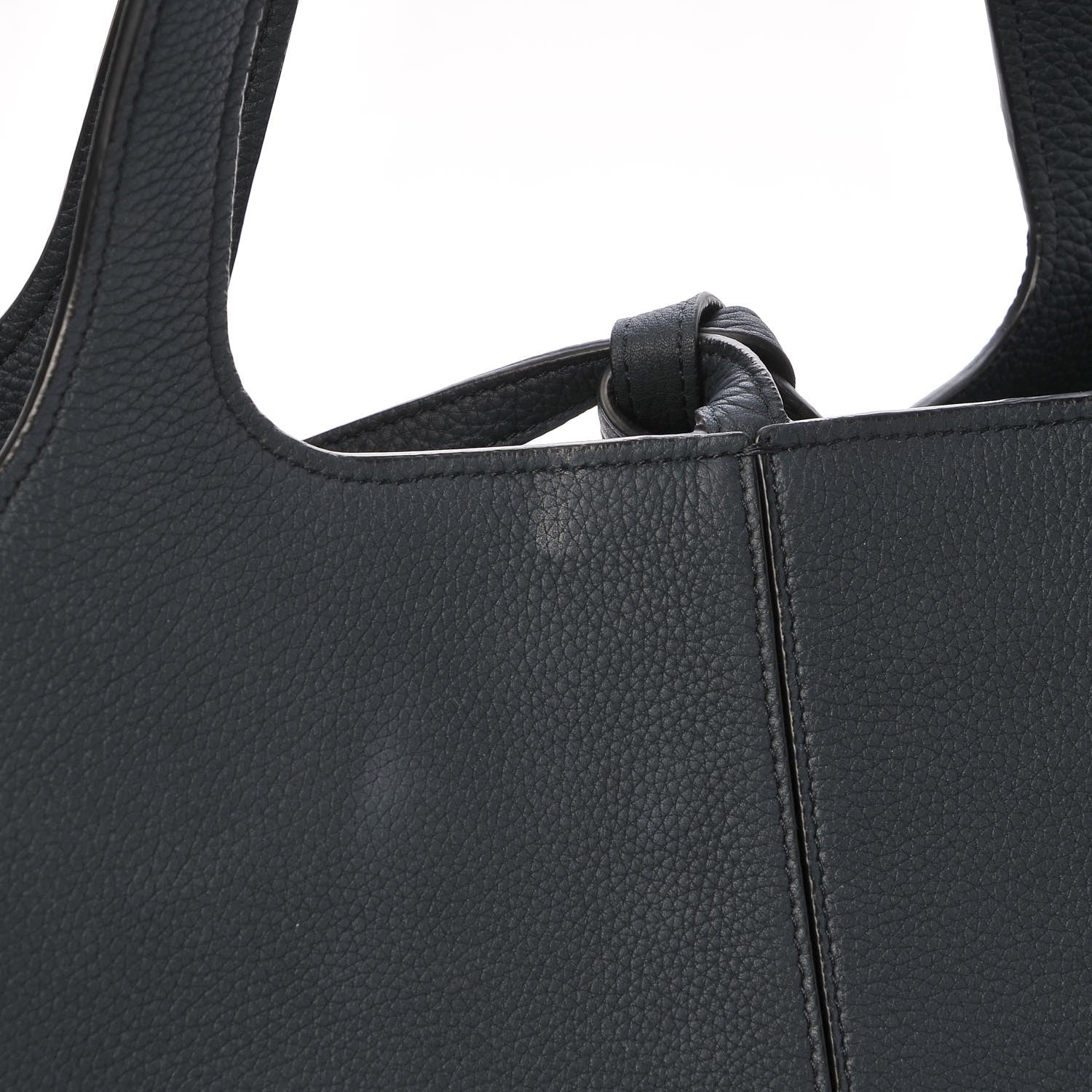 Celine Baby Grained Calfskin Medium Tri-Fold Bag Dark Sea 11 of 11