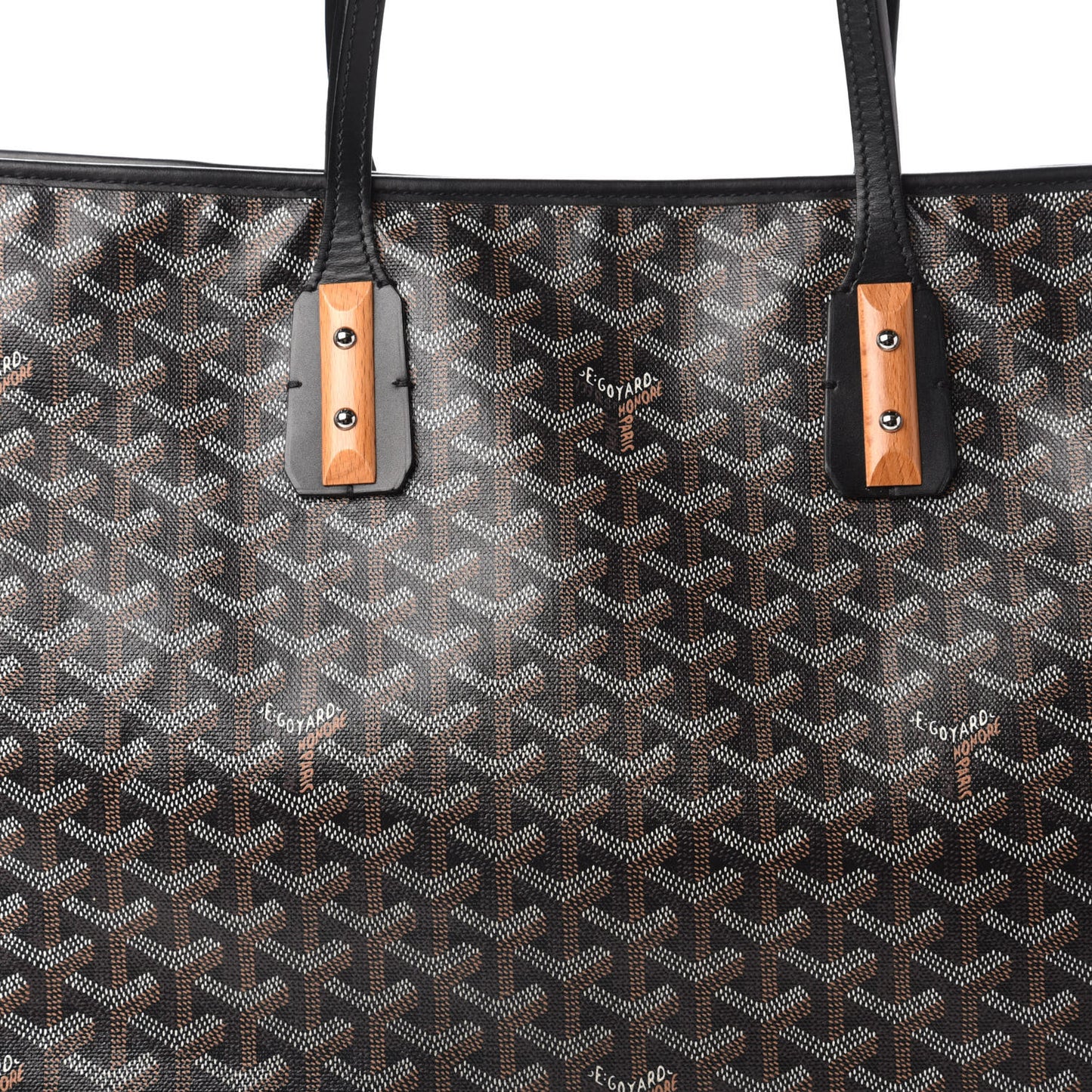 Goyardine Marquises Tote Black