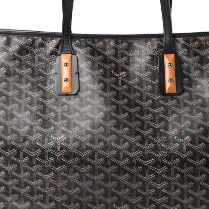 Goyard Goyardine Marquises Tote Black 9 of 10