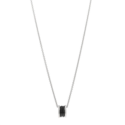 Bulgari Sterling Silver Ceramic Save The Children Pendant Necklace 1 of 4