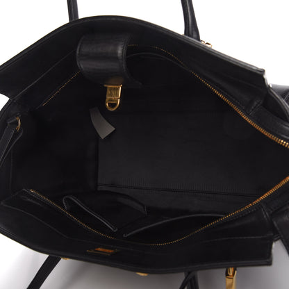 Versace Vitello Calfskin Signature Tote Black 5 of 9