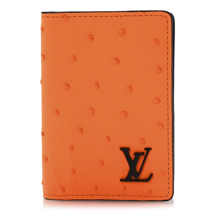 Louis Vuitton Ostrich Pocket Organize Orange 1 of 7