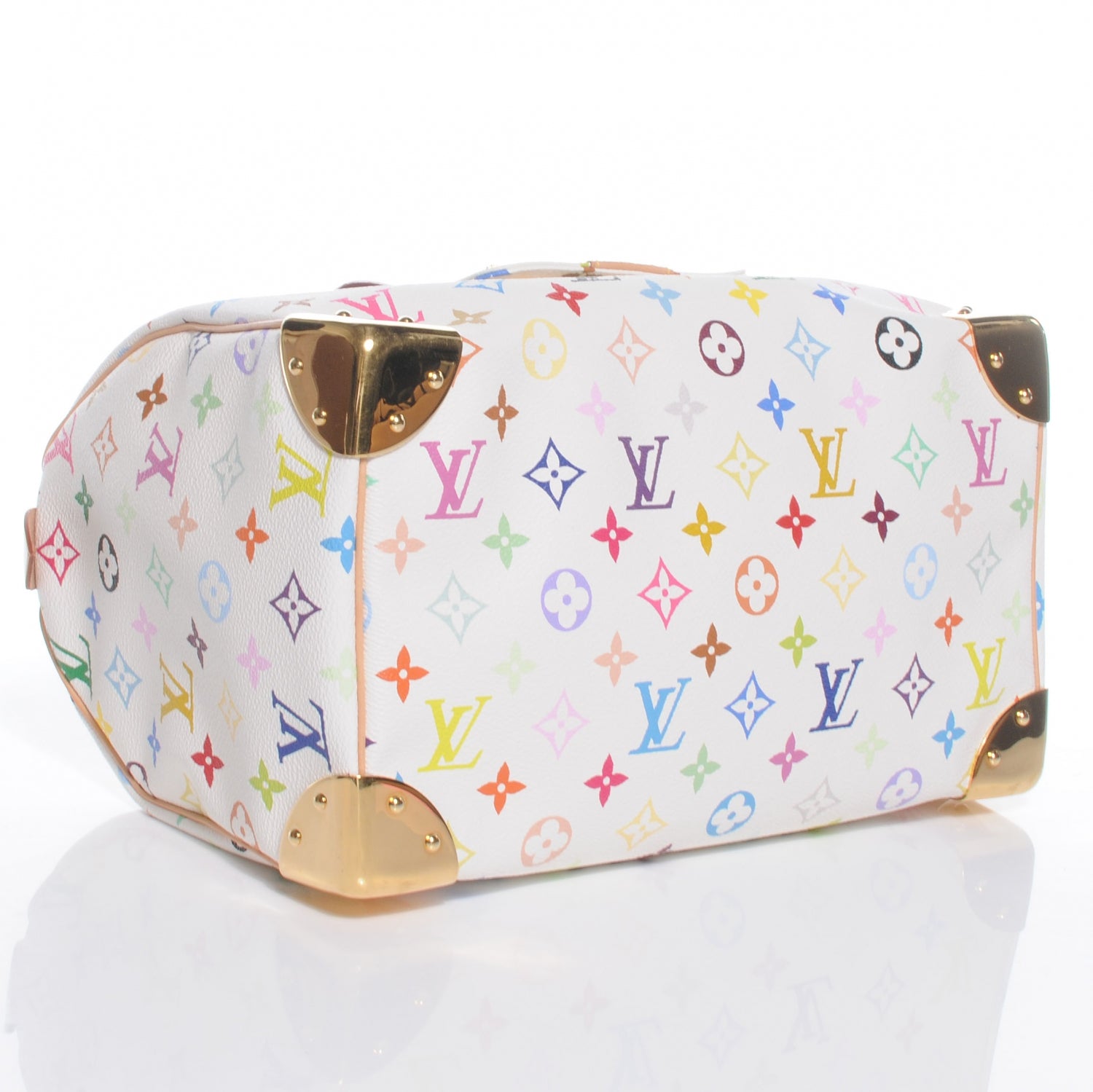 Louis Vuitton Monogram Multicolor Speedy 30 White 4 of 8
