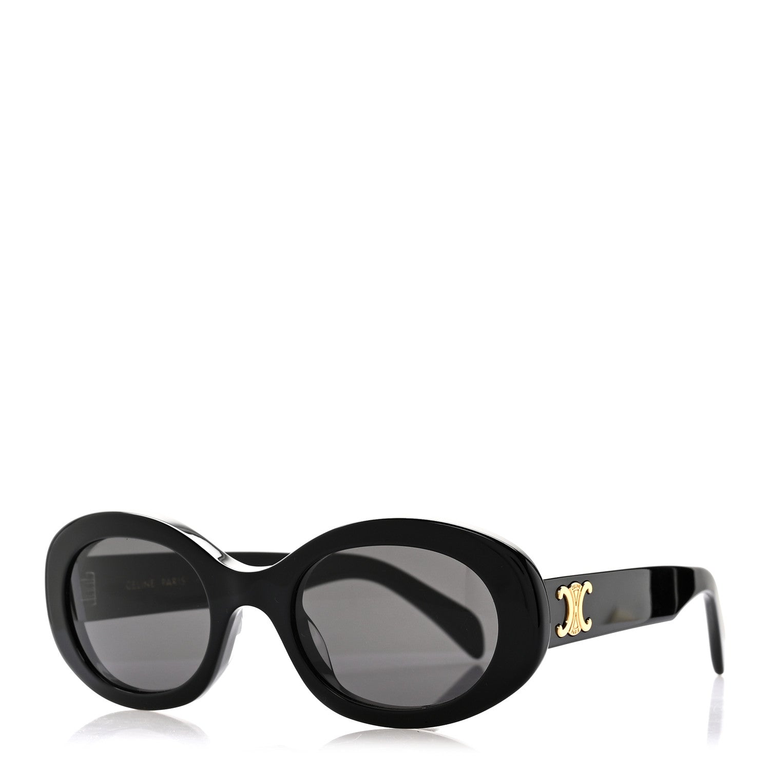 Celine Acetate Triomphe 01 Sunglasses CL 40194U Black 1 of 7