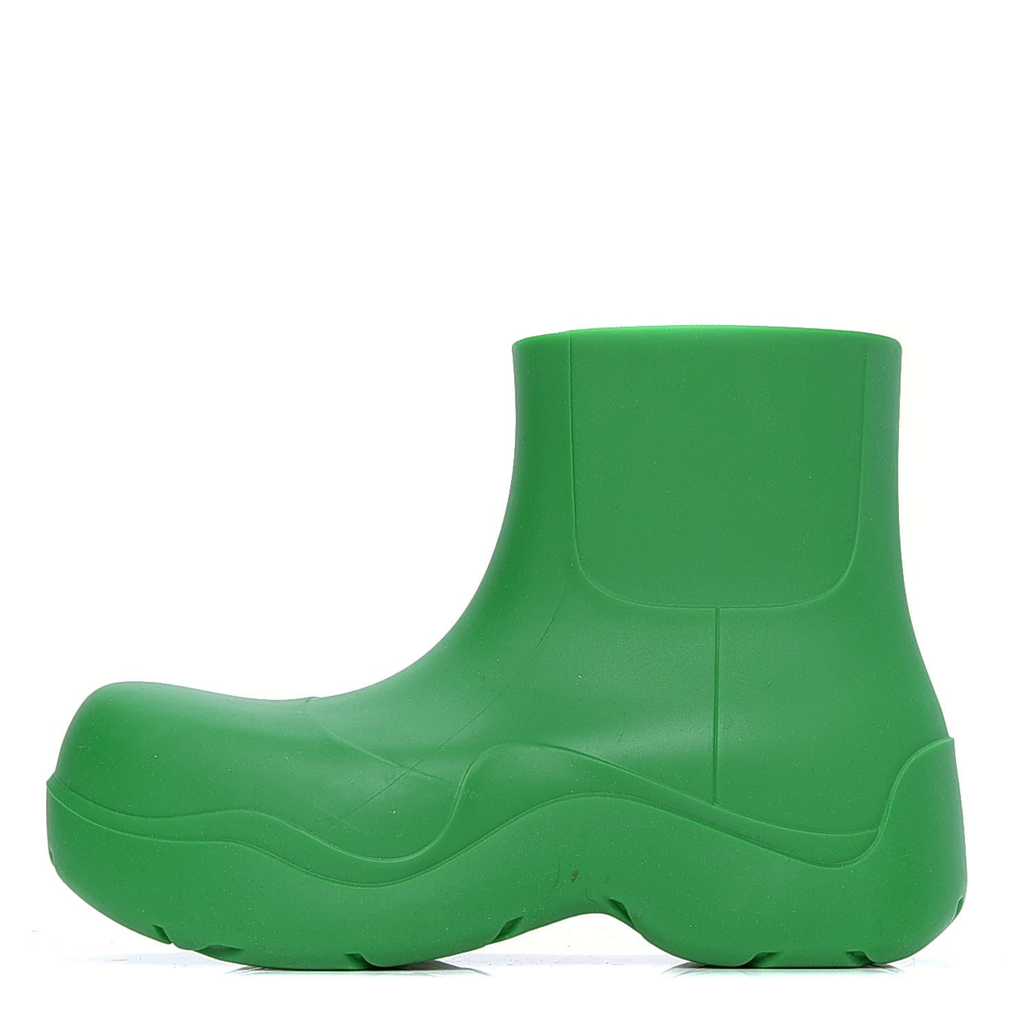 Bottega Veneta Rubber Puddle Ankle Boots 37 Grass 1 of 6