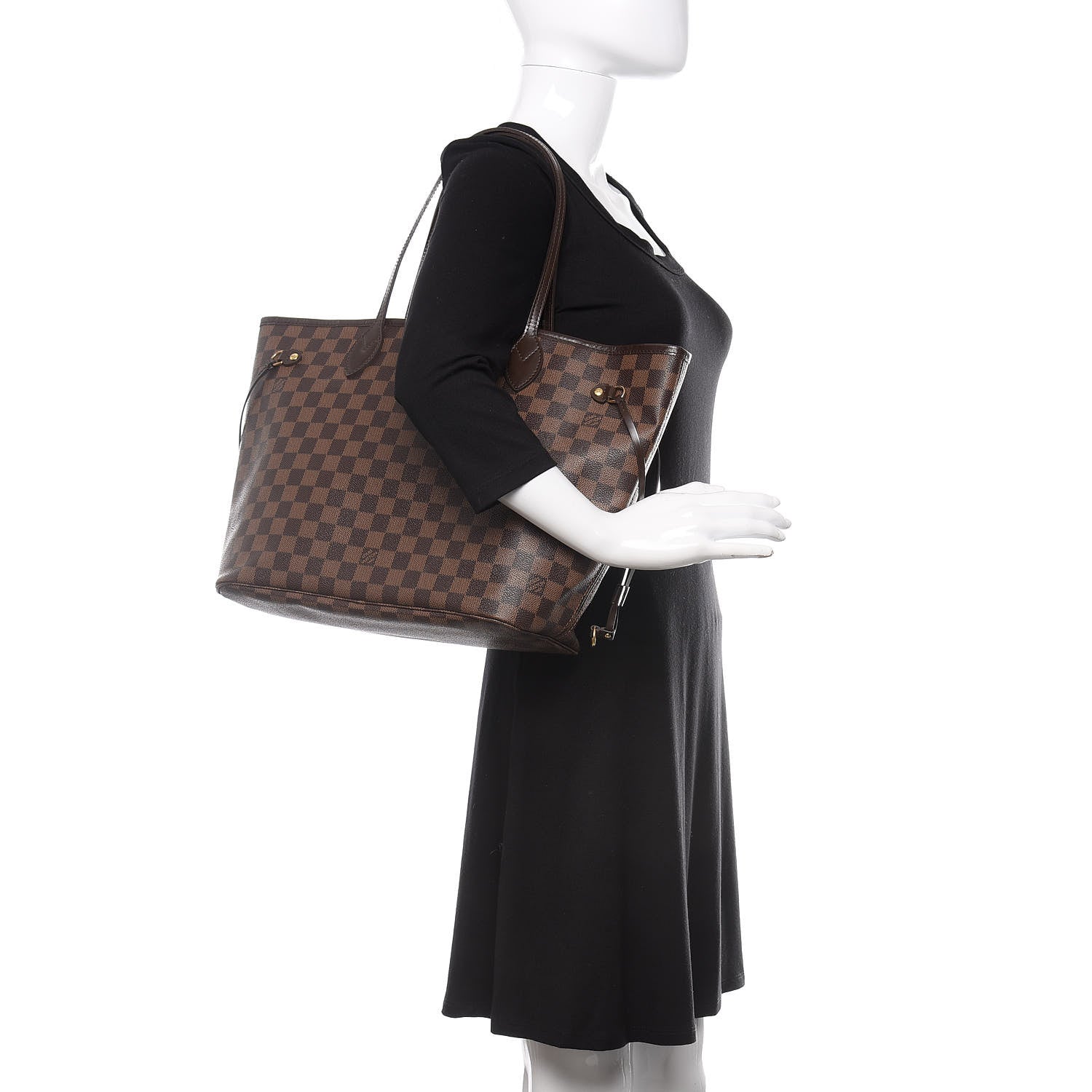 Louis Vuitton Damier Ebene Neo Neverfull MM 2 of 14