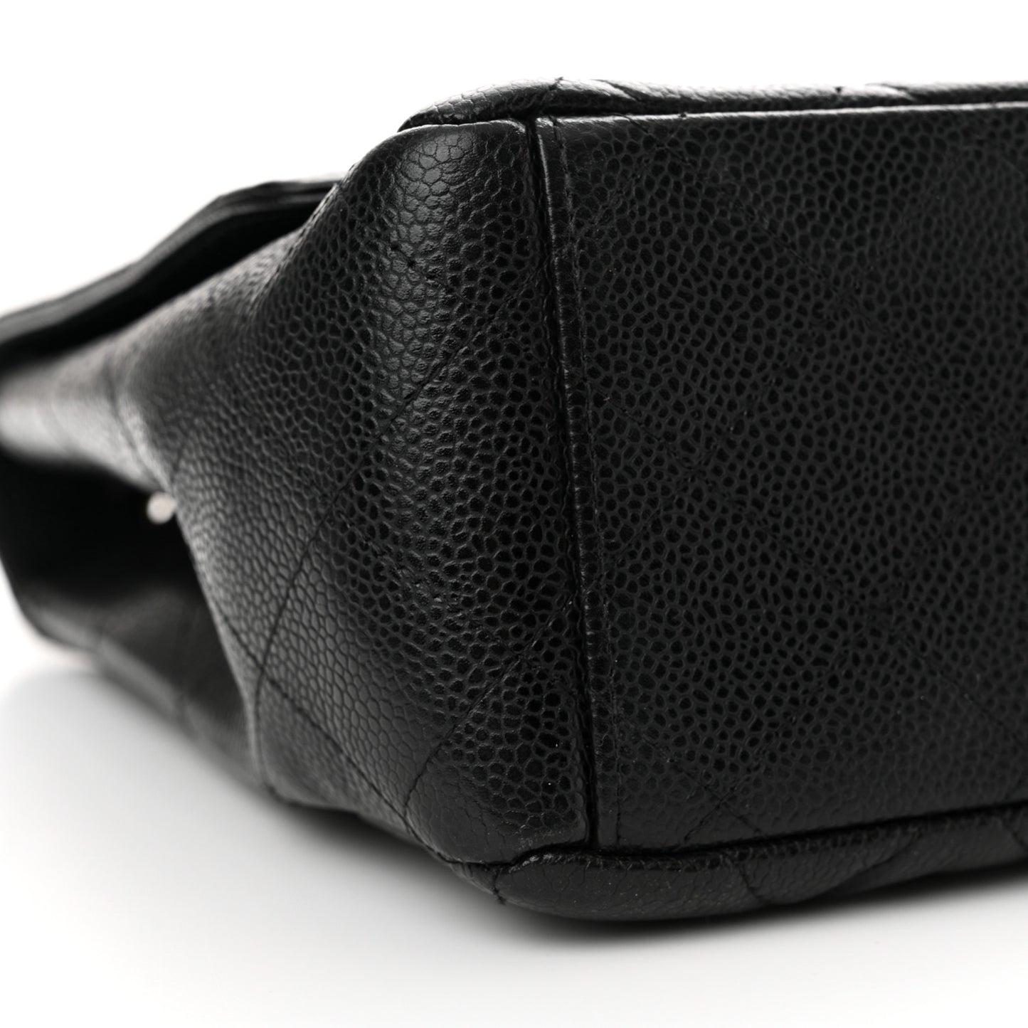Caviar Maxi Single Flap Black