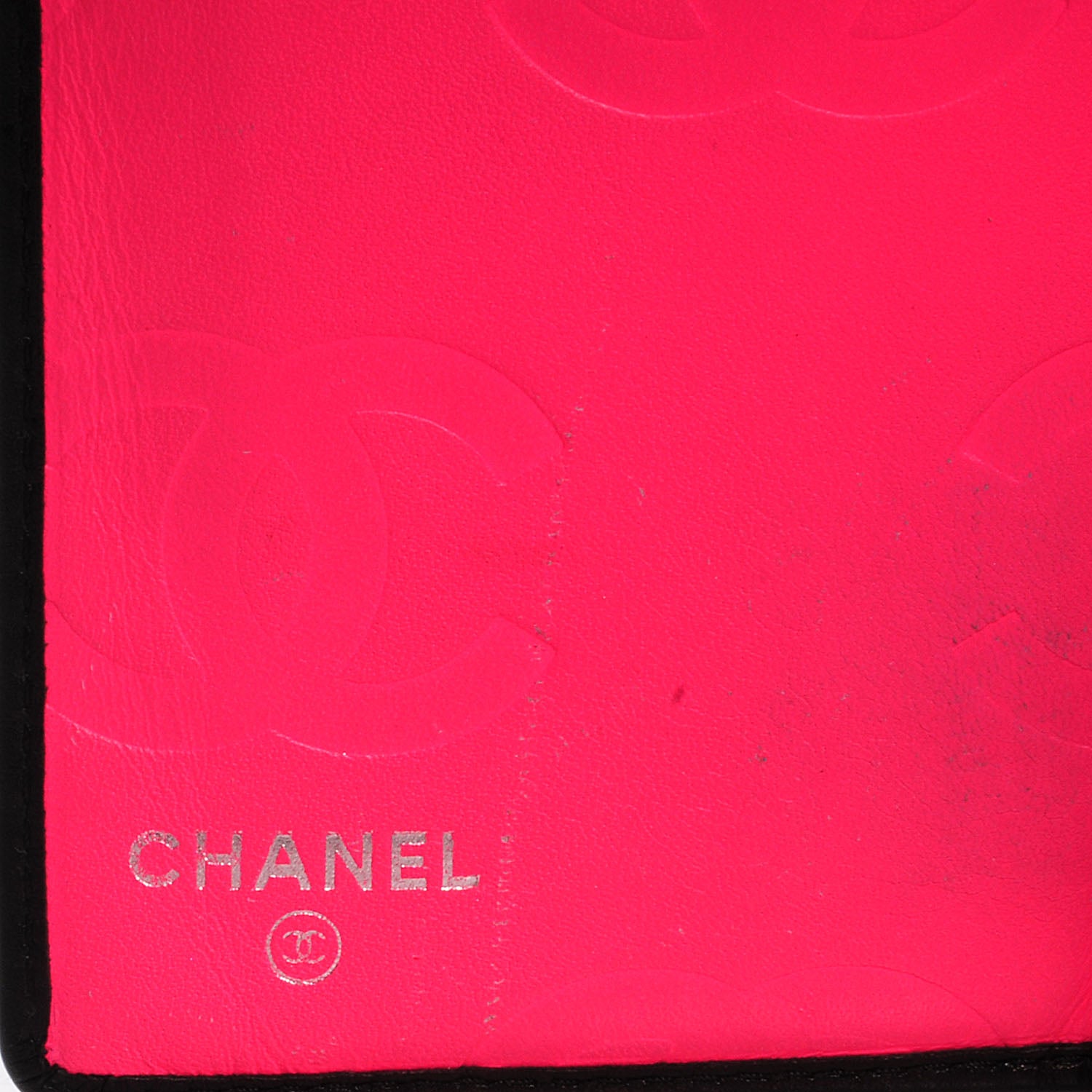 Chanel Calfskin Cambon Quilted Yen Wallet Black 6 of 7