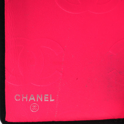 Chanel Calfskin Cambon Quilted Yen Wallet Black 6 of 7