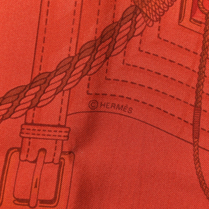 Hermes Silk Dip Dye Clic Clac A Pois Scarf 90 3 of 5