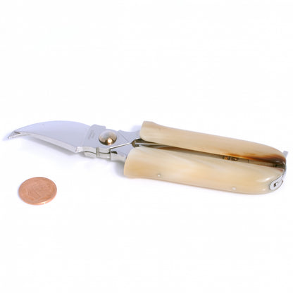 Hermes Buffalo Horn Pruning Scissors Shears 3 of 5