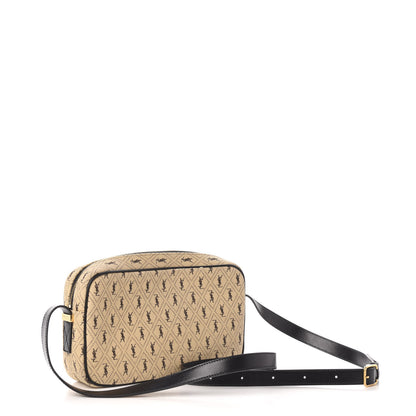 Saint Laurent Canvas Monogram All Over Camera Bag Beige 3 of 10