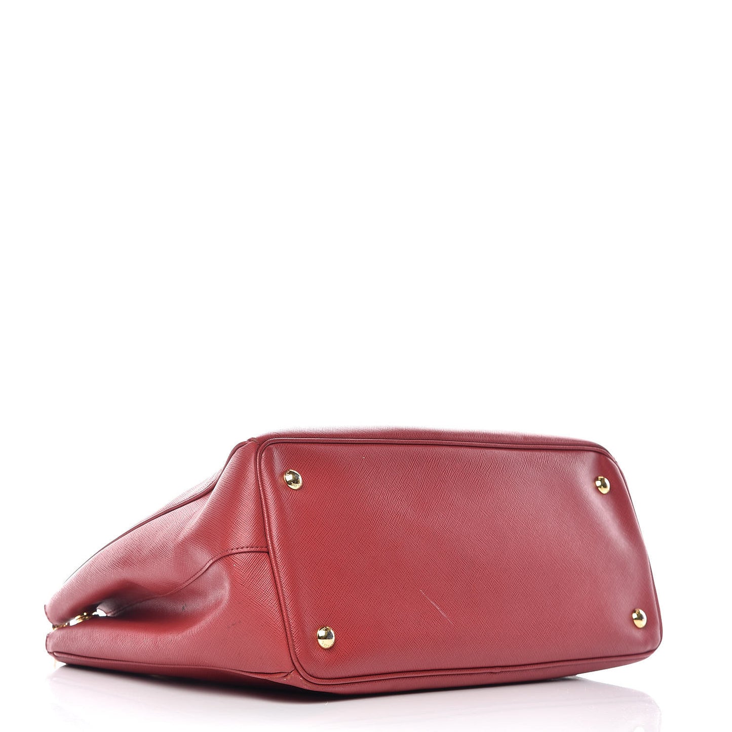 Saffiano Large Galleria Double Zip Tote Fuoco