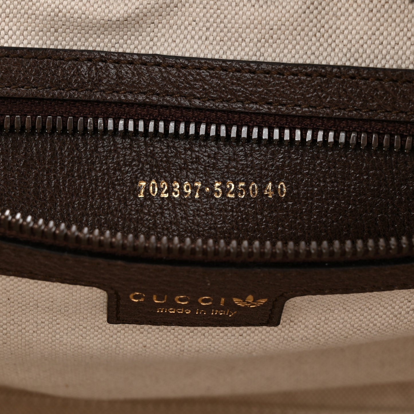X ADIDAS Crystal Vintage Monogram Textured Dollar Calfskin Web Trefoil Logo Mini Bowling Bag Mid Natural Nut Off White New Acero