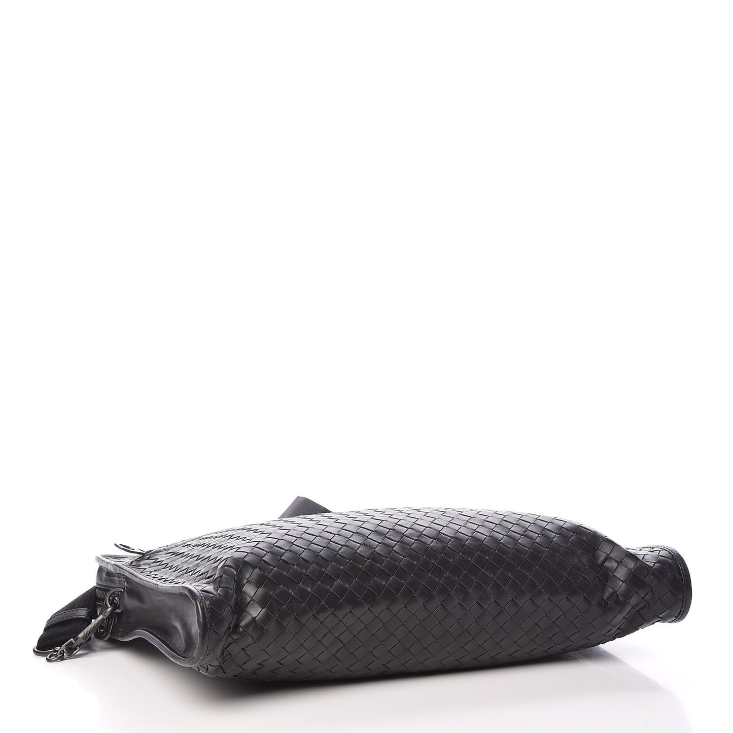 Calfskin Leggero Intrecciato Briefcase Black