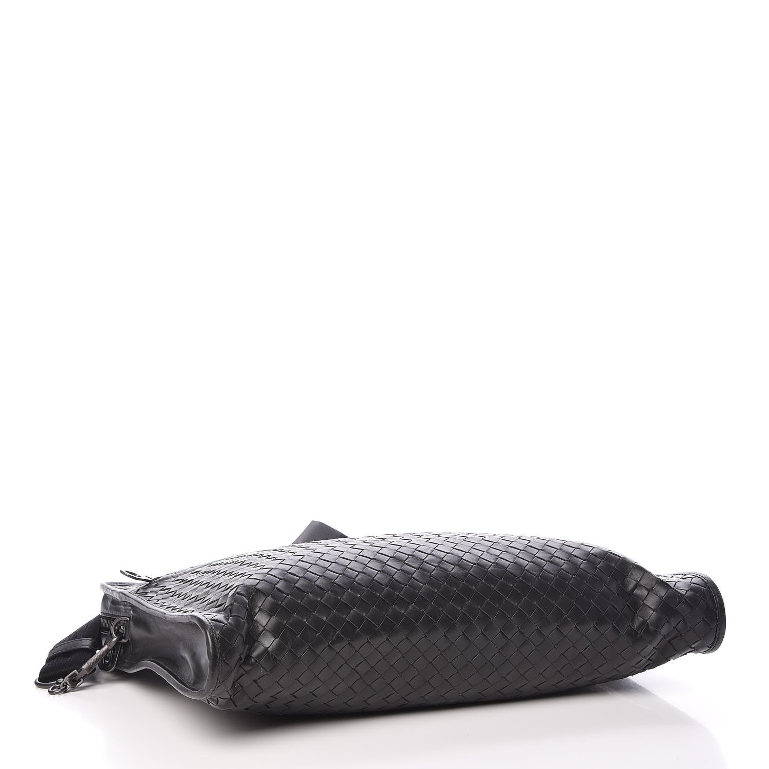 Bottega Veneta Calfskin Leggero Intrecciato Briefcase Black 4 of 8