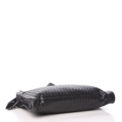 Bottega Veneta Calfskin Leggero Intrecciato Briefcase Black 4 of 8