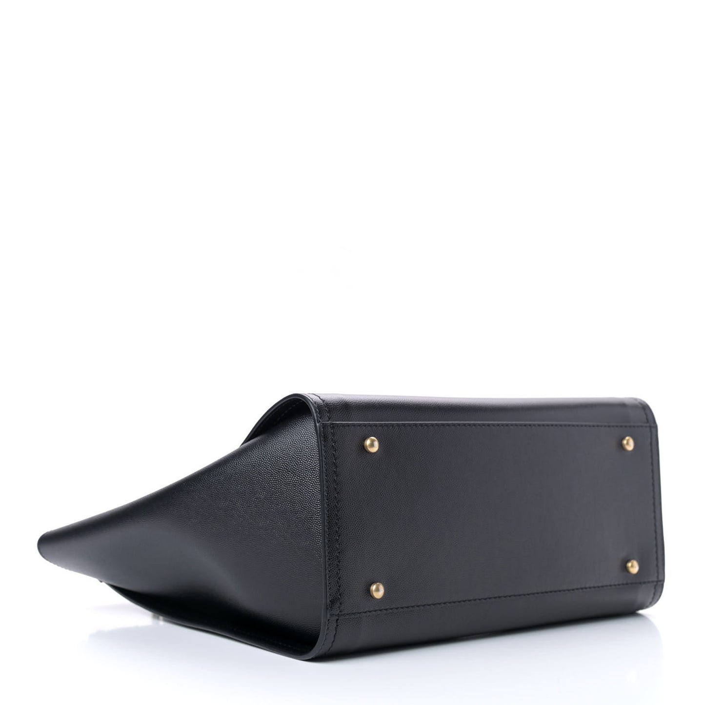 Caviar Small Studded Deauville Tote Black