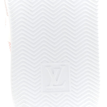 Louis Vuitton Damier Calfskin Mens Beverly Hills Sneakers 9 White Rouge 7 of 9