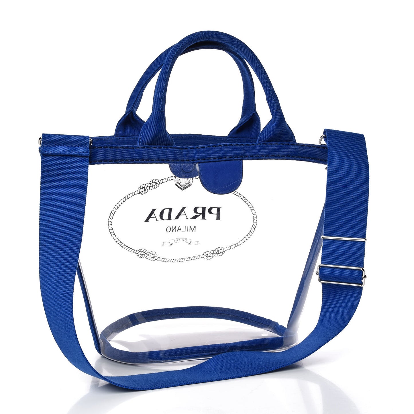 Plexiglass Canapa Small Shopper Tote Cobalto