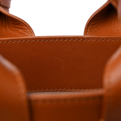 Chloe Calfskin Small Woody Tote Caramel 10 of 12
