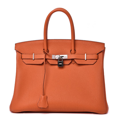 Hermes Togo Birkin 35 Orange 1 of 9