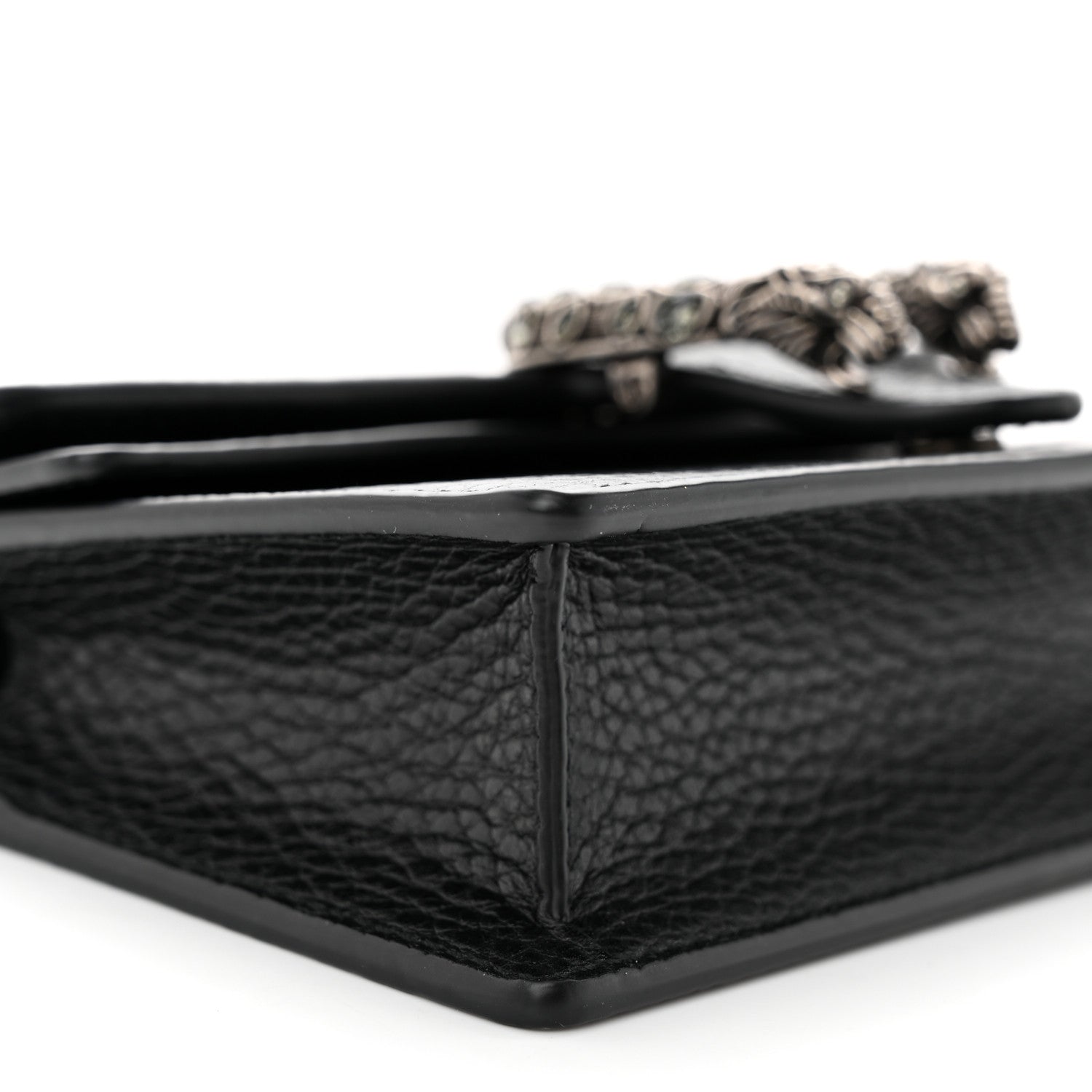 Gucci Calfskin Super Mini Dionysus Shoulder Bag Black 8 of 11