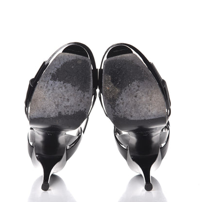 Saint Laurent Patent Tribute 105 Platform Sandals 39 Black 7 of 11