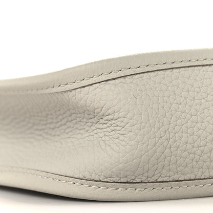 Hermes Taurillon Clemence Amazone Evelyne TPM Gris Perle Etain 9 of 10